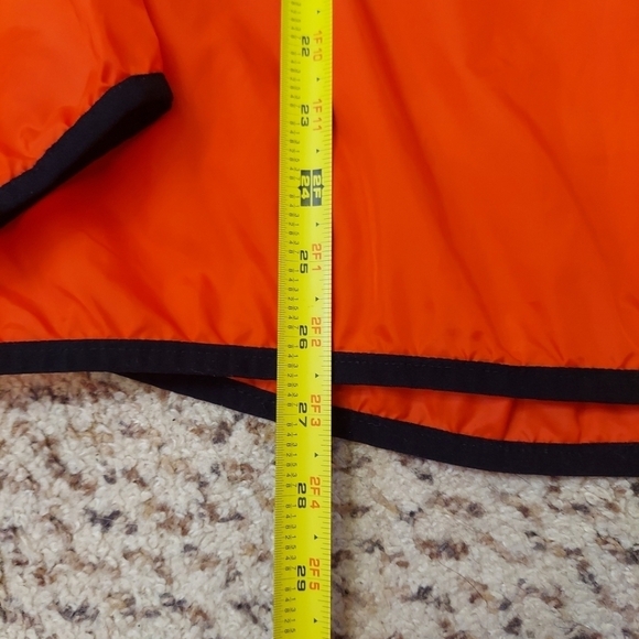 City Streets Windbreaker Orange Outdoors Hunting Sports Athletic Sz XL 1/4 Zip - Picture 5 of 10